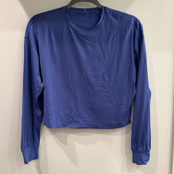 Lululemon Training Long Sleeve Shirt in Wild Indigo - Picture 2 of 5